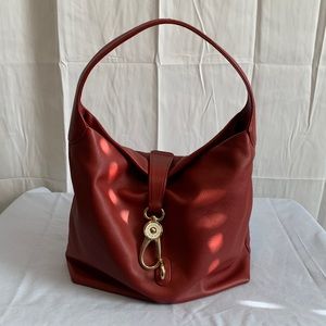 Dooney and Bourke Logo Lock Shoulder Bag